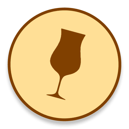 Icon - BrownGlassonCream1